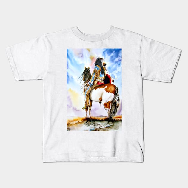 Into The Promised Land Kids T-Shirt by Mightyfineart